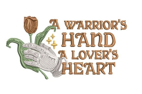 A Warrior’s Hand: Strength & Grace in Stitch
