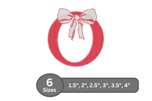 Cherry Knot Alphabet - O: Holiday Embroidery Review