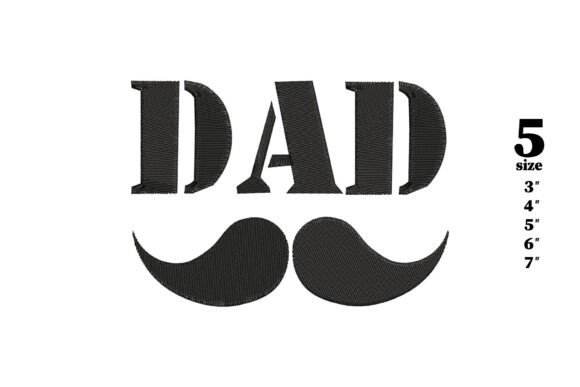 Dad: A Thoughtful Father’s Day Embroidery Design