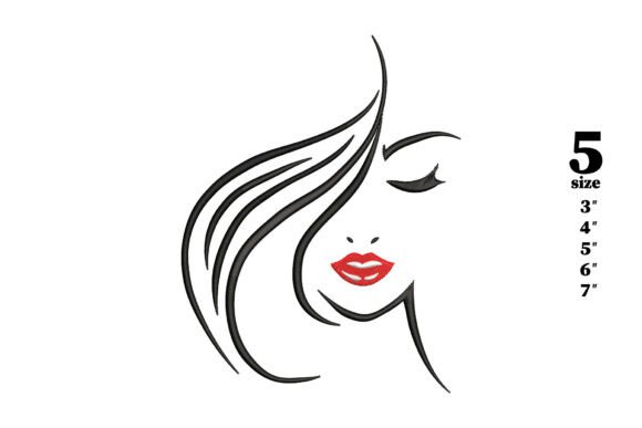 Woman Face: A Thoughtful Embroidery Design for Meaningful Gifts